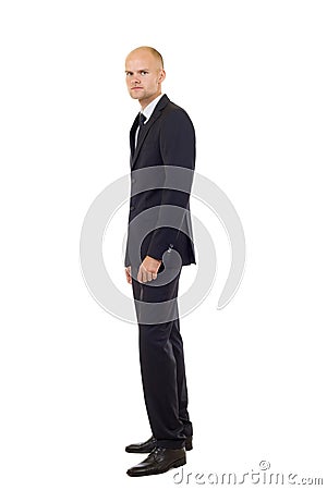 Fullbody business man Stock Photo