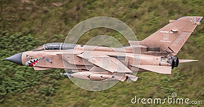 Fully weapanised fighter jet Editorial Stock Photo
