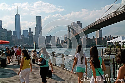 Fulton Ferry Landing Brooklyn New York USA Editorial Stock Photo