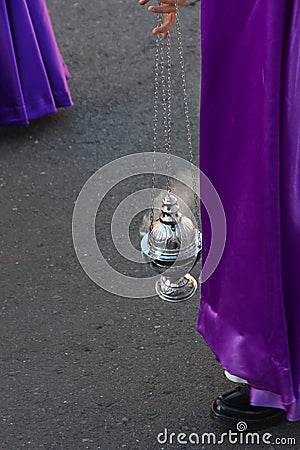 Fuming censer in Easter Stock Photo