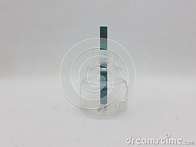 Fuming mosquito repellant on white isolation background Stock Photo