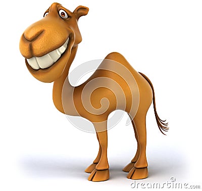 Fun camel Cartoon Illustration