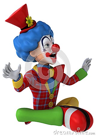 Fun clown Stock Photo