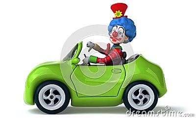 Fun clown Stock Photo