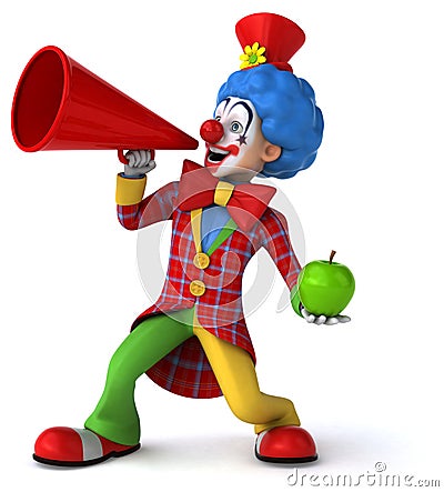 Fun clown Stock Photo