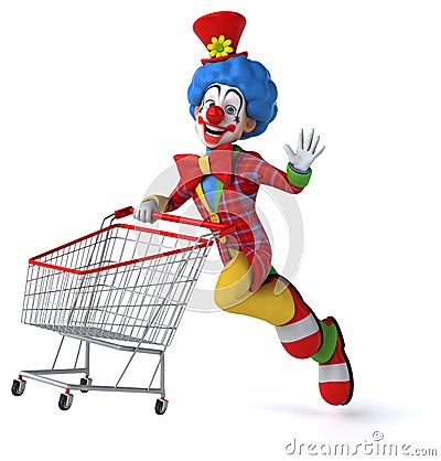 Fun clown Stock Photo