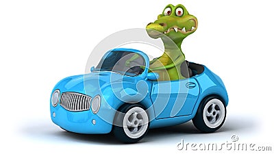 Fun crocodile Stock Photo