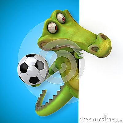 Fun crocodile Stock Photo