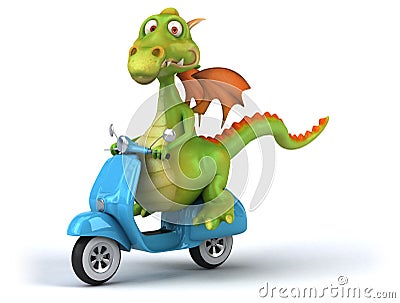 Fun dragon Stock Photo