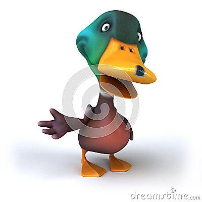 Fun duck Stock Photo