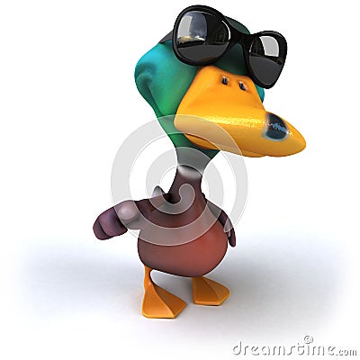 Fun duck Stock Photo