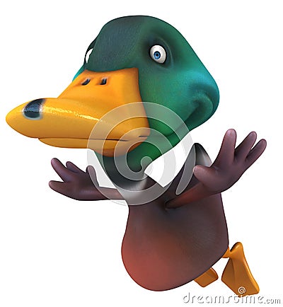 Fun duck Stock Photo