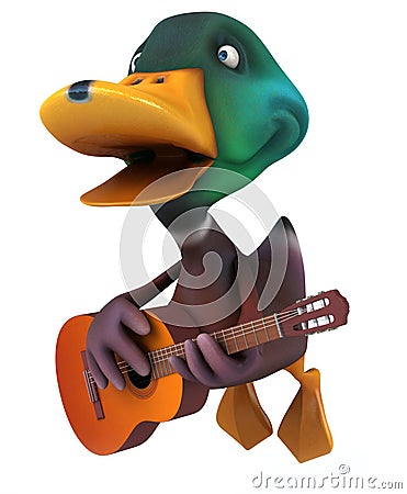 Fun duck Stock Photo