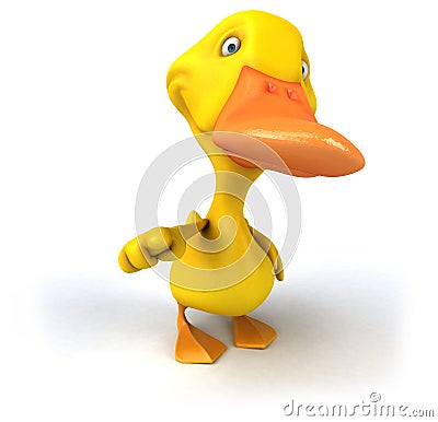 Fun duck Stock Photo
