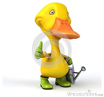 Fun duck Stock Photo