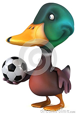 Fun duck Stock Photo