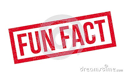 Fun Fact rubber stamp Vector Illustration