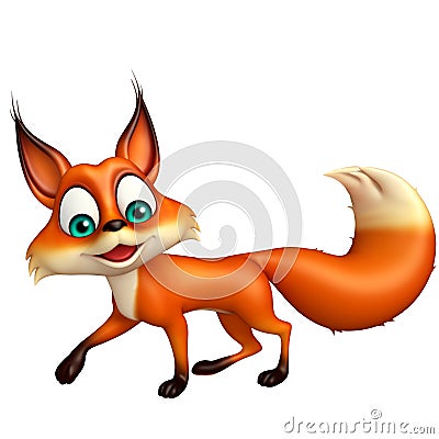 Fun Fox funny cartoon character Cartoon Illustration