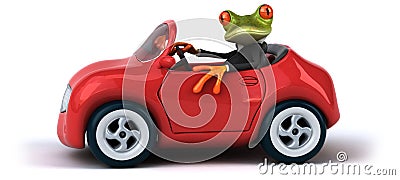 Fun frog Stock Photo