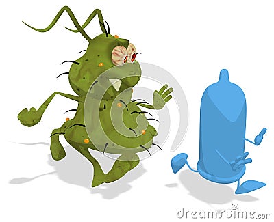 Fun germ Stock Photo