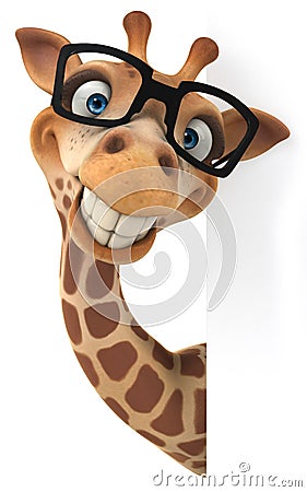 Fun giraffe Stock Photo