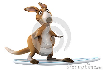 Fun kangaroo Stock Photo