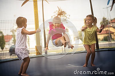 Fun is more beautiful in society. Stock Photo