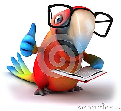 Fun parrot Stock Photo