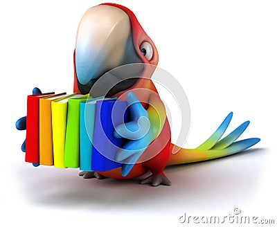 Fun parrot Stock Photo