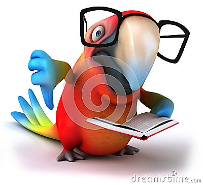 Fun parrot Stock Photo