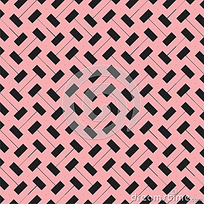 Geometrical repeating pattern - square design vector image by nayab Vector Illustration