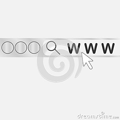 Fun search string browser Stock Photo