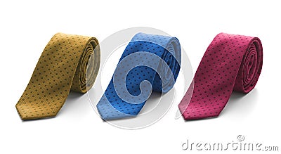 Fun spotted tie Stock Photo