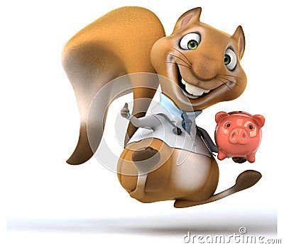 Fun squirrel Stock Photo