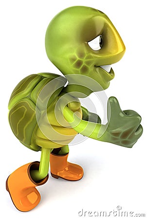 Fun turtle Stock Photo