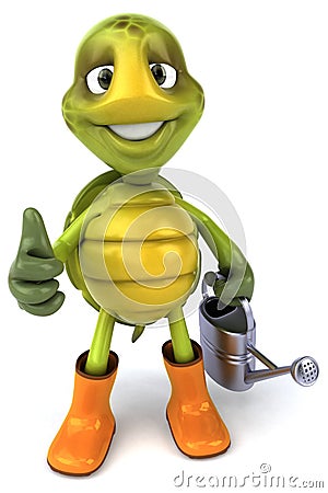 Fun turtle Stock Photo