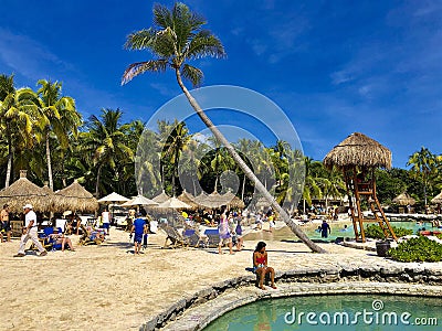 X Caret park in Mexico Editorial Stock Photo