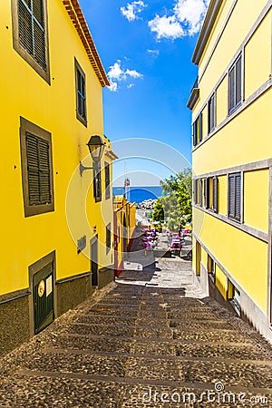 Funchal City Holiday Stock Photo