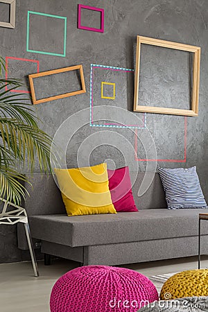 Functional living room Stock Photo