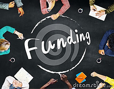 Funding Donation Investment Budget Capital Concept Stock Photo