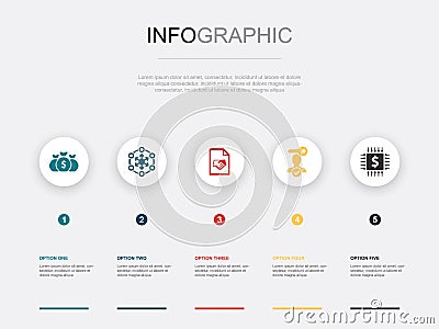 funds, decentralization, agreement Vector Illustration