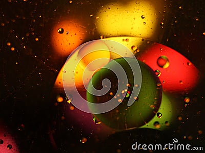 Funds different fluids abstract colors different rarities Stock Photo