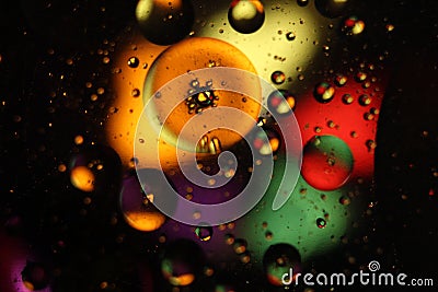 Funds different fluids abstract colors different rarities Stock Photo