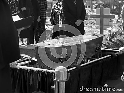 The Funeral Stock Photo