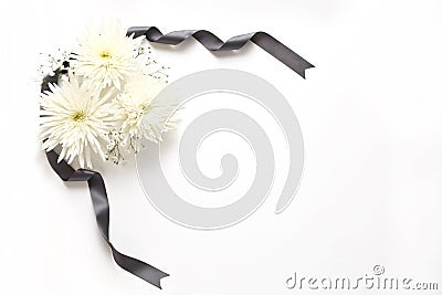 Funeral flowers Stock Photo
