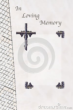 Funeral guest book Stock Photo