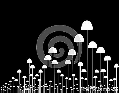 Fungi Vector Illustration