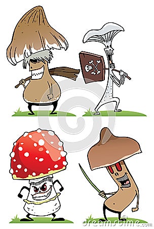 Fungus Vector Illustration