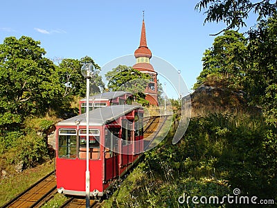 Funicular. Stock Photo