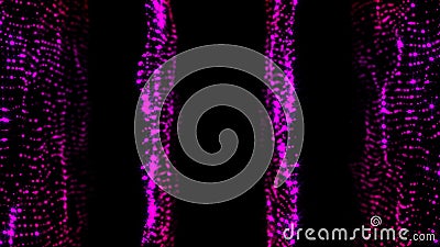 Funkelnde purpurrote Partikel Abstrakter loopable Hintergrund vektor abbildung Funkelnde purpurrote Partikel Abstrakter loopable Hintergrund vektor abbildung